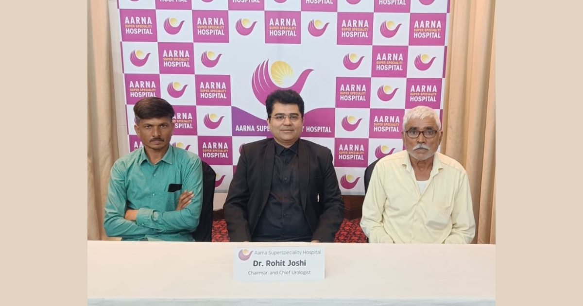 Gujarat’s 1st UroLift procedure, the most physiological and minimally invasive procedure for enlargement of prostate, done at Aarna Superspeciality Hospital